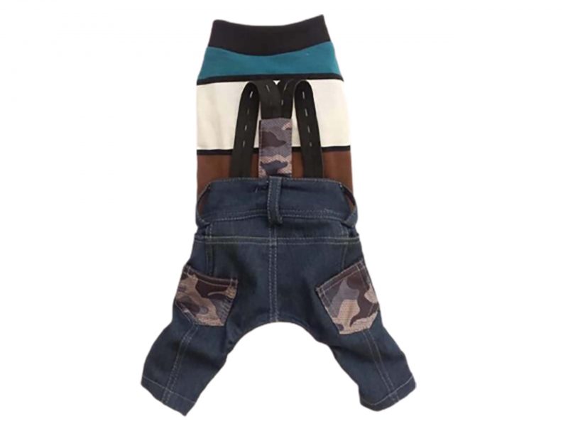 Camouflage Dog Jeans and Sweater Set Product Image